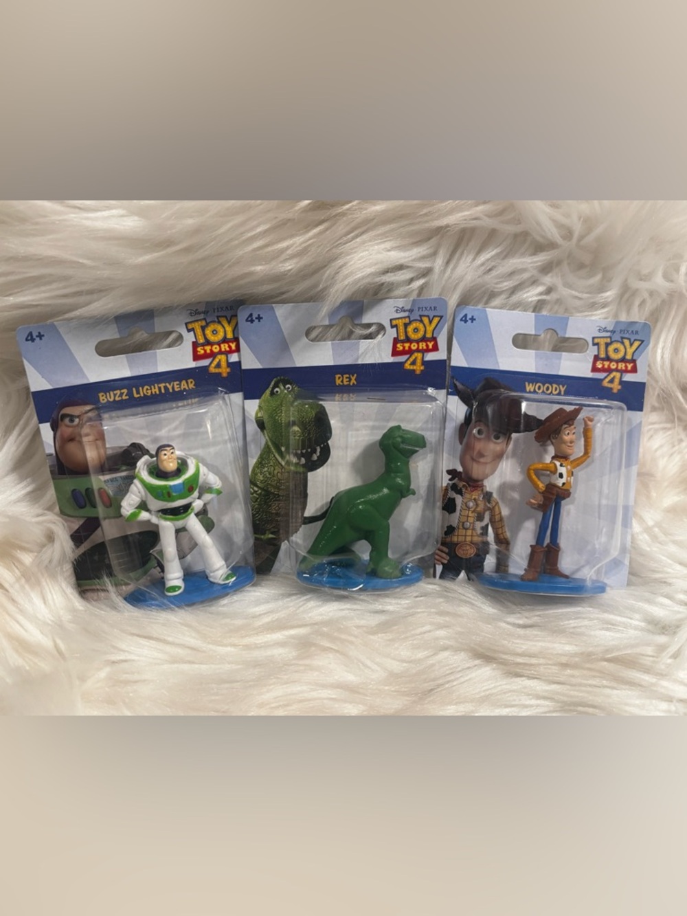 Disney Pixar Toy Story Figures Set of 3- Buzz Lightyear, Rex & Woody